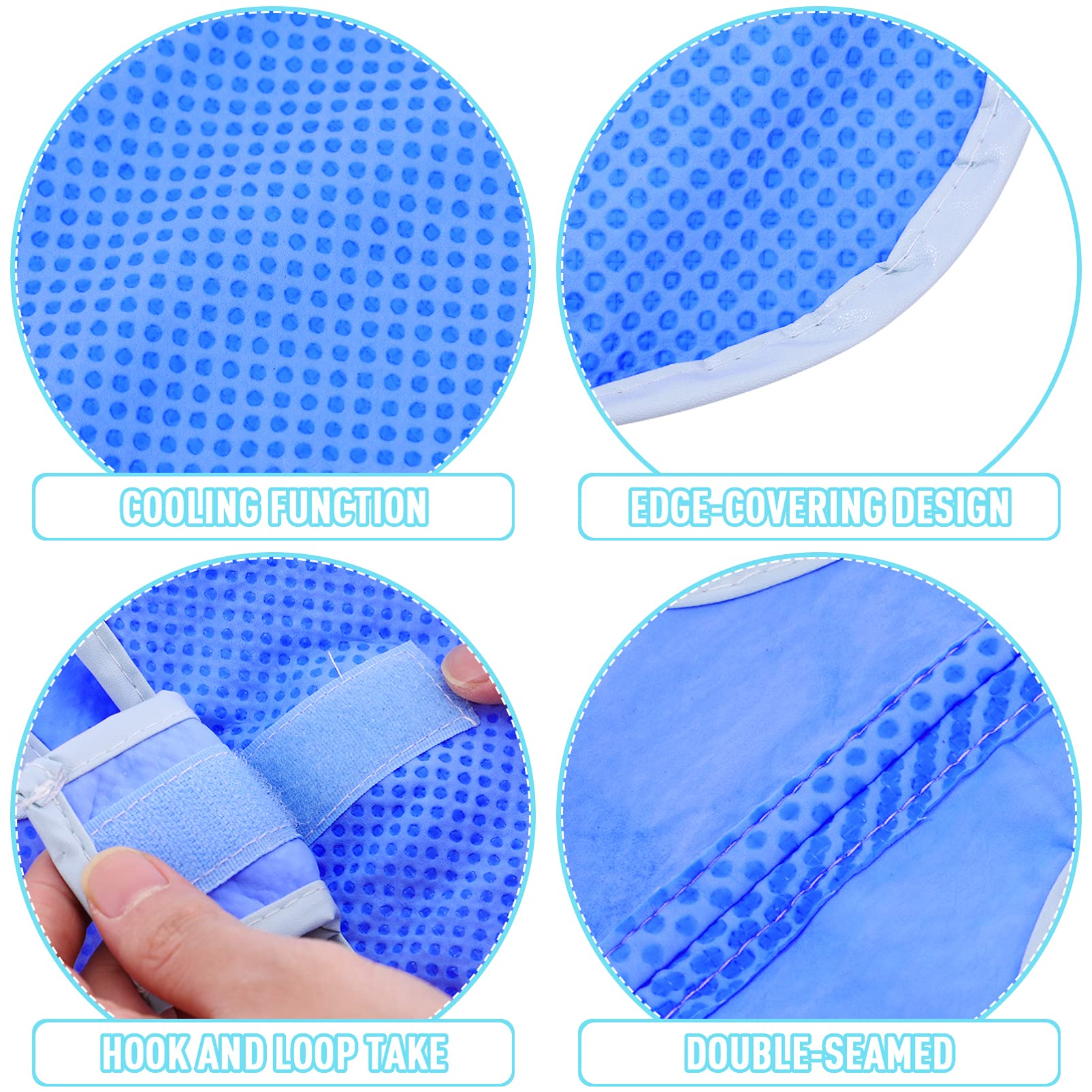 POPETPOP POPETPOP Dog Cooling Vest, Lightweight Cooler Jacket, Pet Vest Harness for for Small Medium Dogs(Size) - View 5 of 7