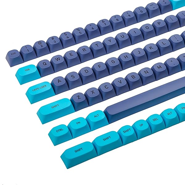 YMDK 76 MA Dye Sub ANSI PBT Full Keyset for MX Mechanical Keyboards GK64 GK61 Tada68 Poker DZ60 61 64 68 Kit - View 2 of 4