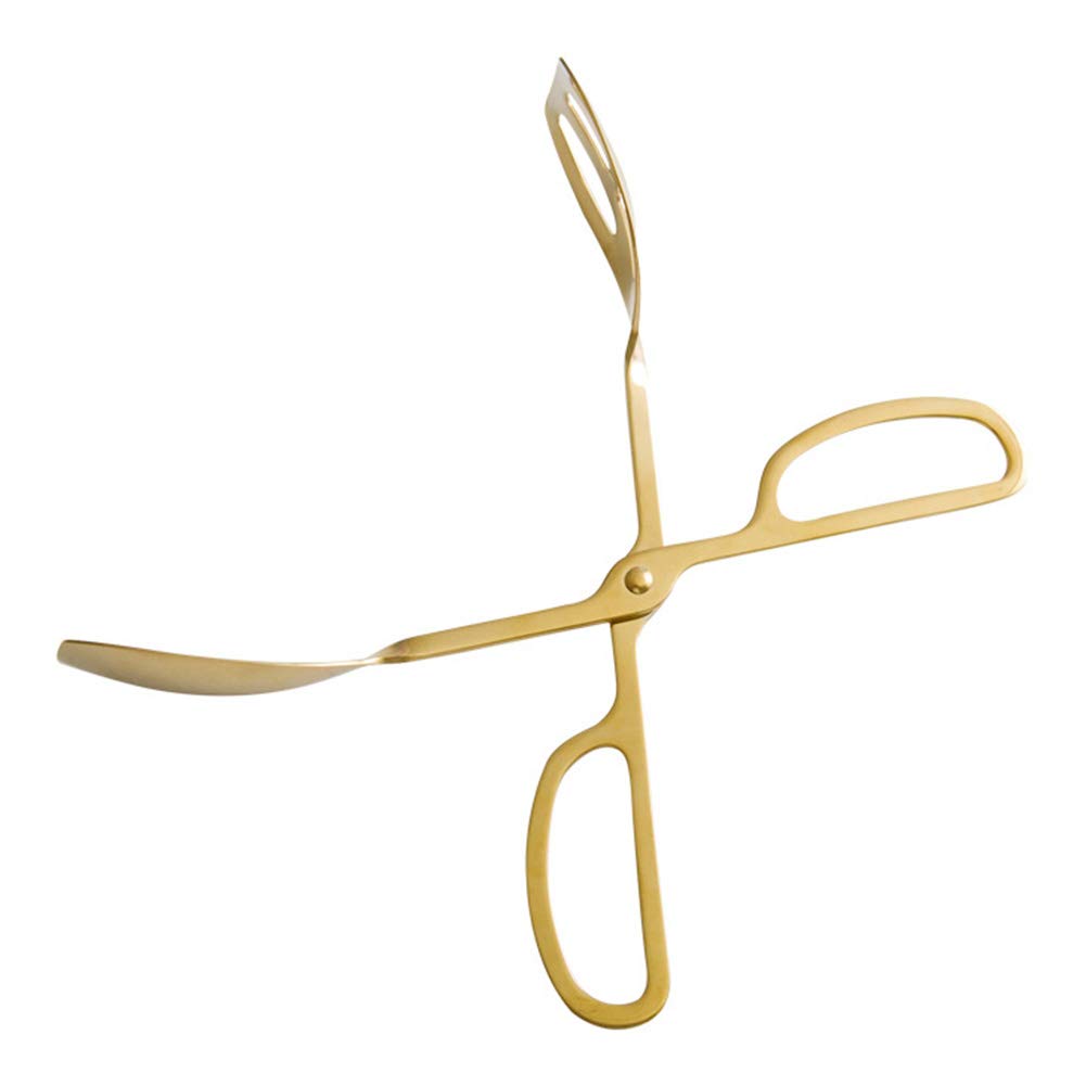 Denpetec Food Tongs, Stainless Steel Kitchen Tongs Salad Tongs for Cooking, Barbecue, Pastry, Sandwich, Ice, Serving Scissors Tongs - View 5 of 9