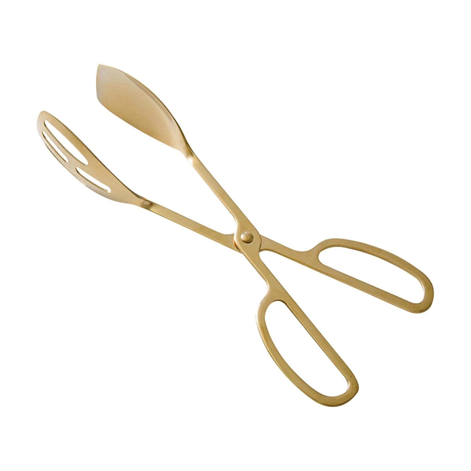 Denpetec Food Tongs, Stainless Steel Kitchen Tongs Salad Tongs for Cooking, Barbecue, Pastry, Sandwich, Ice, Serving Scissors Tongs - View 9 of 9