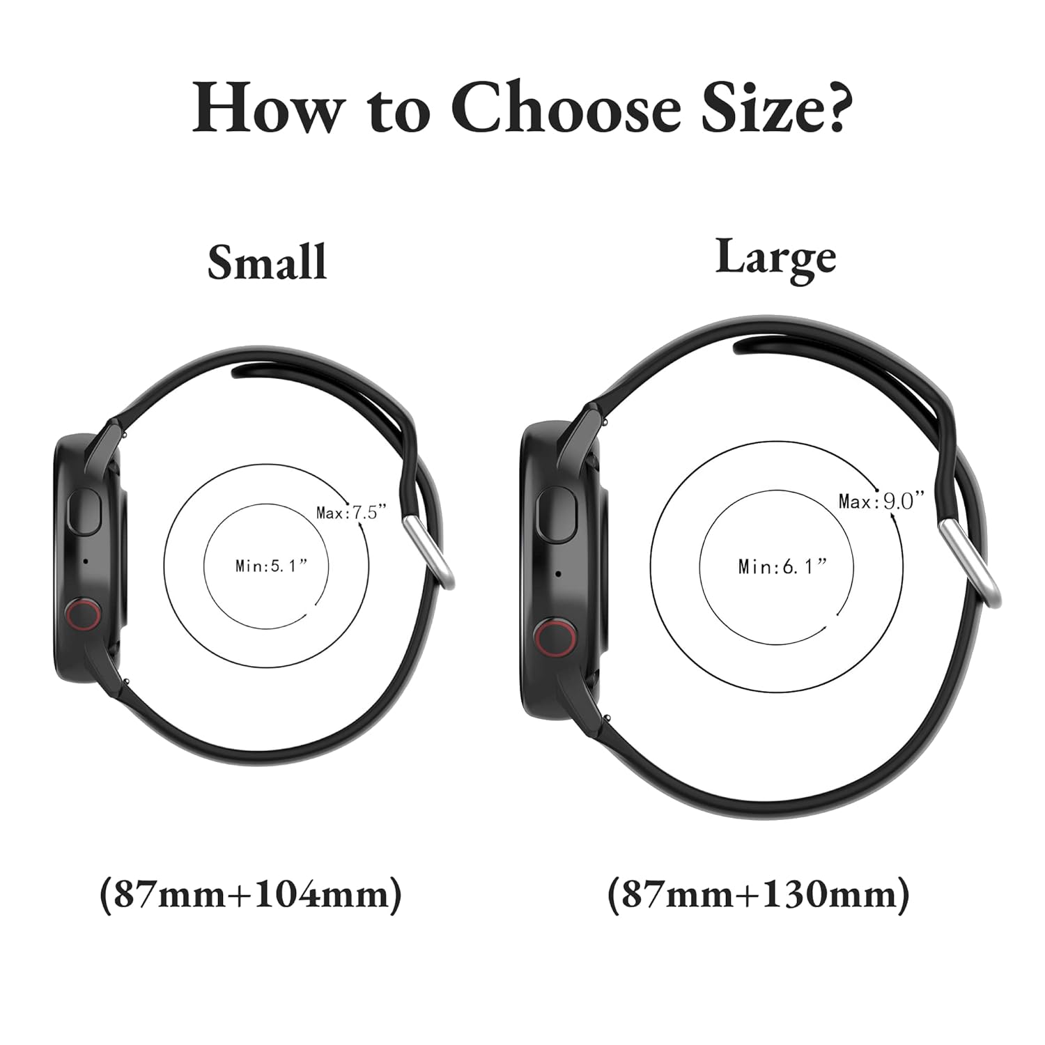 E ECSEM ECSEM Watch Bands for Veryfitpro ID205L,ID205,ID205G,ID205SWillful ID205L SW020 SW023 Smart Watch Replacement Band for WomenandMen(6Pack) - View 7 of 7