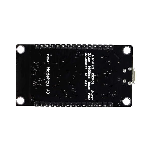 ACEIRMC ACEIRMC ESP8266 Serial Wireless Module ESP12E NodeMcu V3 Lua WiFi Development Board Compatible with Arduino IDE MicroPython Pack of 6 - View 3 of 6