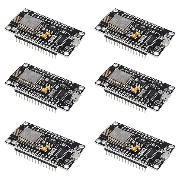 ACEIRMC ESP8266 Serial Wireless Module ESP12E NodeMcu V3 Lua WiFi Development Board Compatible with Arduino IDE MicroPython Pack of 6
