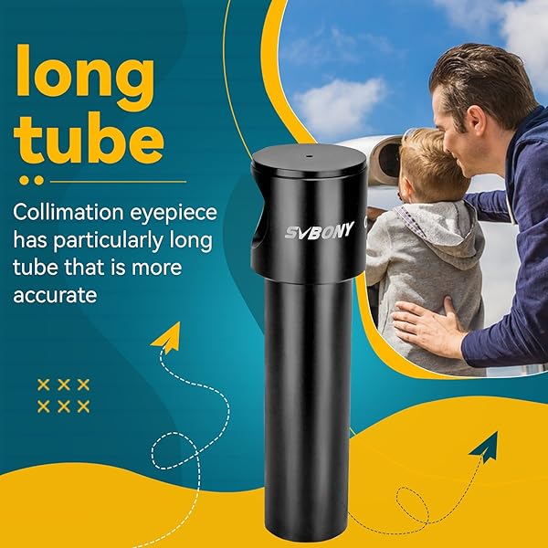 SVBONY SVBONY SV197 Collimating Cheshire Eyepiece 1.25 Inch for Newtonian Reflector Telescope Perfect for Accurate Alignment - View 5 of 9