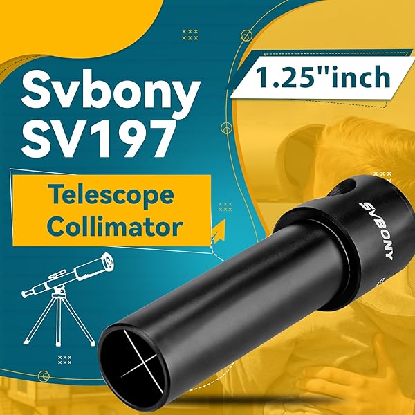 SVBONY SVBONY SV197 Collimating Cheshire Eyepiece 1.25 Inch for Newtonian Reflector Telescope Perfect for Accurate Alignment - View 8 of 9