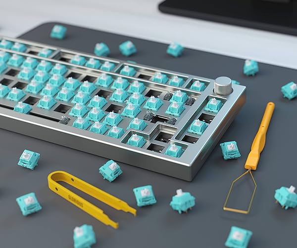 GLORIOUS Glorious Lynx Unlubed 36x Linear Switches - Lightweight RGB Mechanical Keyboard Switches, 5 Pin PCB Mounted - View 6 of 8