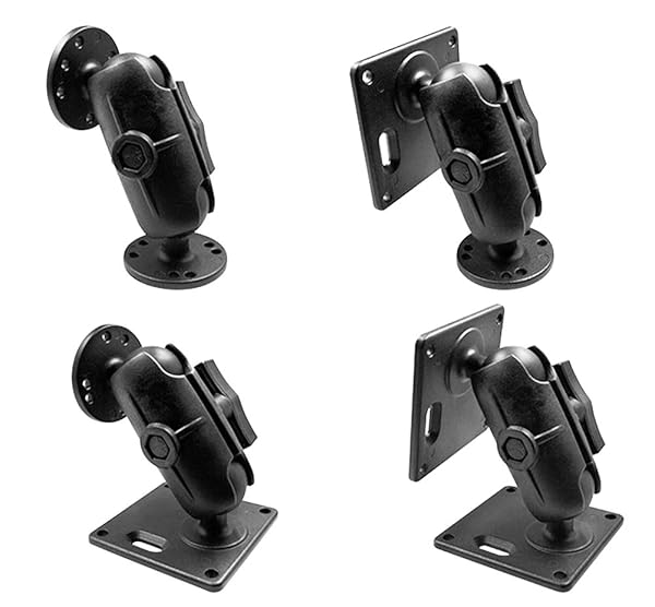 Strg Strg Double Socket Arm 1.5 Inches C Size 38mm Ball Mounts 5.7 Inch Aluminum Alloy Clamp Compatible with RAM Mount iBolt and More - View 8 of 9