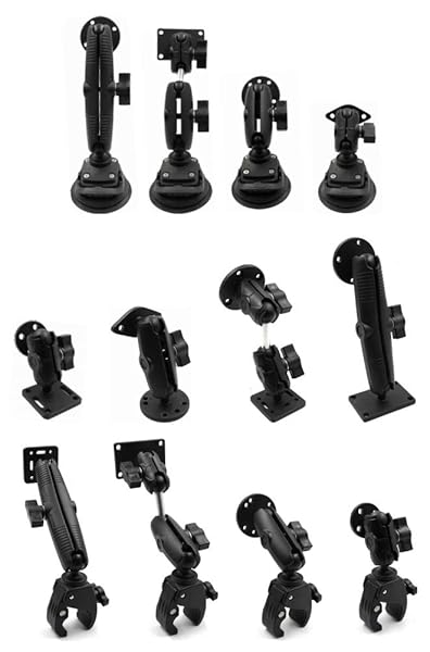 Strg Strg Double Socket Arm 1.5 Inches C Size 38mm Ball Mounts 5.7 Inch Aluminum Alloy Clamp Compatible with RAM Mount iBolt and More - View 9 of 9