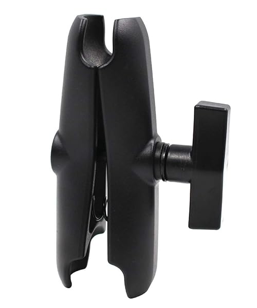 Strg Strg Double Socket Arm 1.5 Inches C Size 38mm Ball Mounts 5.7 Inch Aluminum Alloy Clamp Compatible with RAM Mount iBolt and More