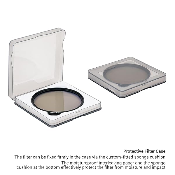 PROfezzion PROfezzion 52mm Circular Polarizer Filter for Nikon & Canon - Ultra Slim 12-Layer Multi-Coated CPL Lens Filter - View 9 of 10