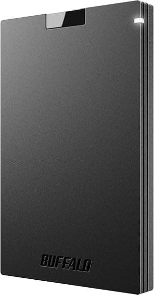BUFFALO BUFFALO 1TB External SSD - Fast USB-C & USB-A Storage for PS4, PS5, Windows & Mac - SSD-PG1.0U3B