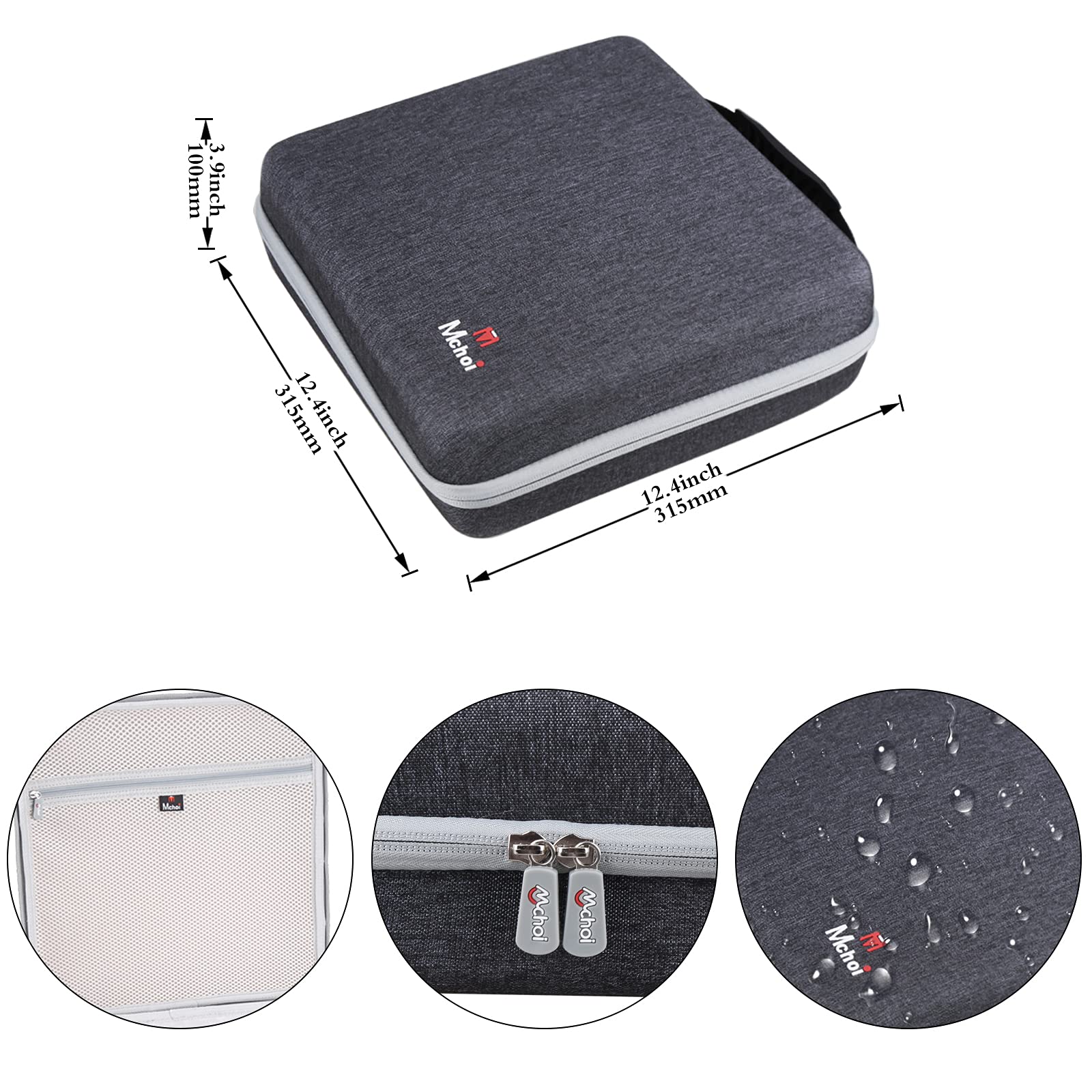 Mchoi Mchoi Hard Portable Case Compatible with Akai Professional MPC One Drum Machine Sampler MIDI Controller, Case Only - View 7 of 8