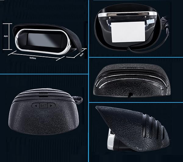 MACHSWON Dual Core Parking Sensors with LCD Display for Rear and Front View Reverse Backup Radar System - View 3 of 9