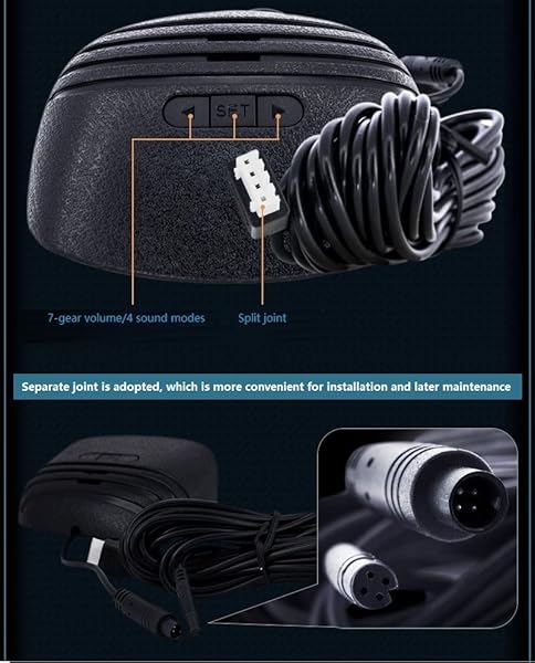 MACHSWON Dual Core Parking Sensors with LCD Display for Rear and Front View Reverse Backup Radar System - View 4 of 9