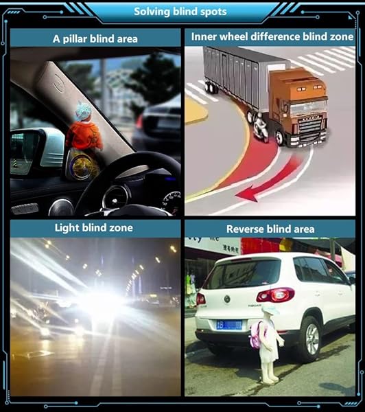 MACHSWON Dual Core Parking Sensors with LCD Display for Rear and Front View Reverse Backup Radar System - View 9 of 9