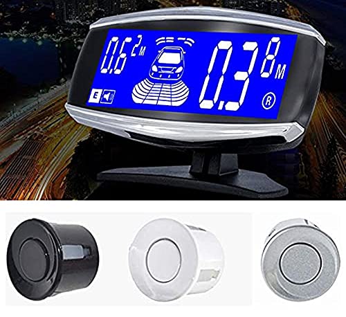 MACHSWON Dual Core Parking Sensors with LCD Display for Rear and Front View Reverse Backup Radar System