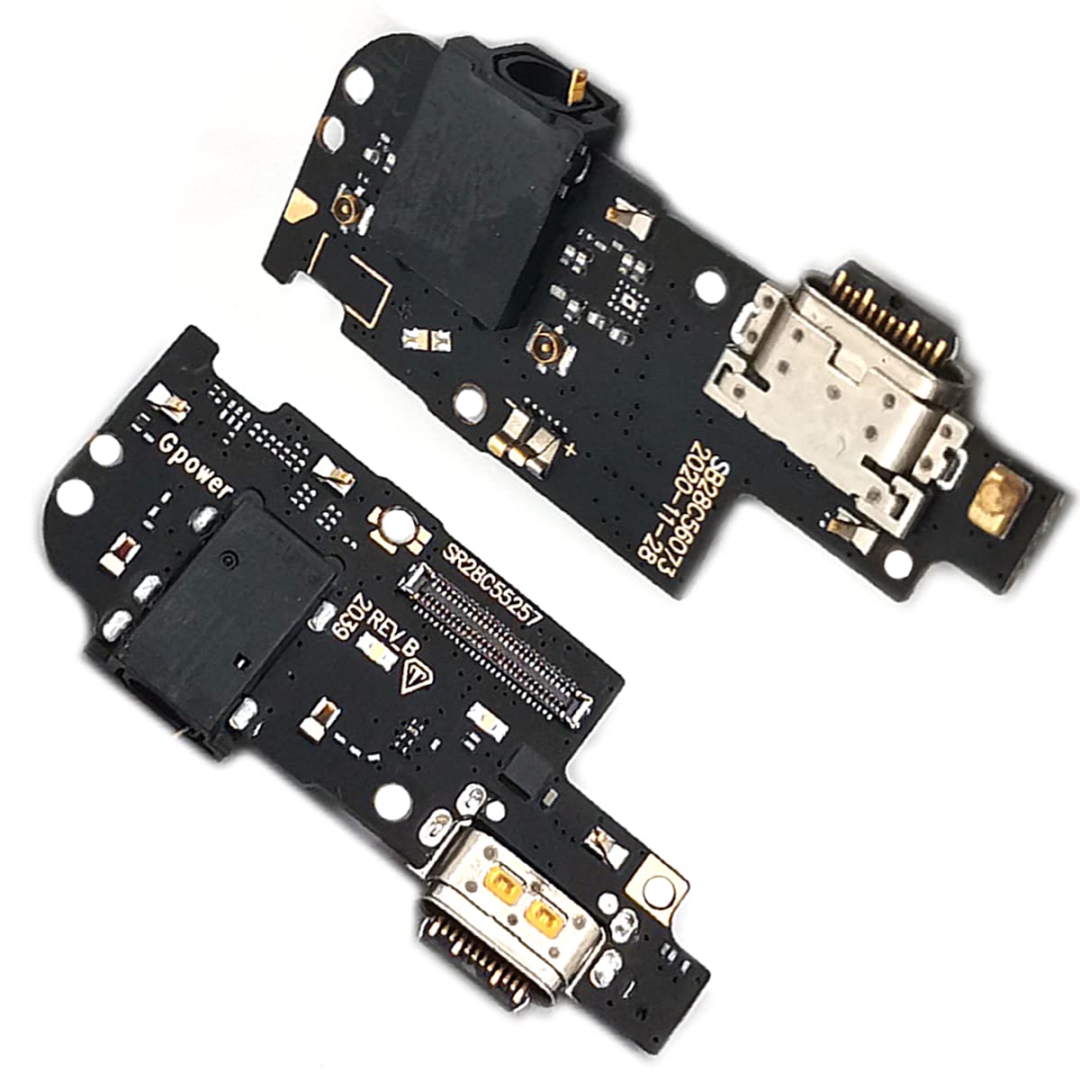 FainWan FainWan USB Charger Charging Port Dock Connector Ribbon Flex Cable Mic Board Replacement Compatible with Motorola Moto G Power XT2041DL 6.4inch - View 6 of 8