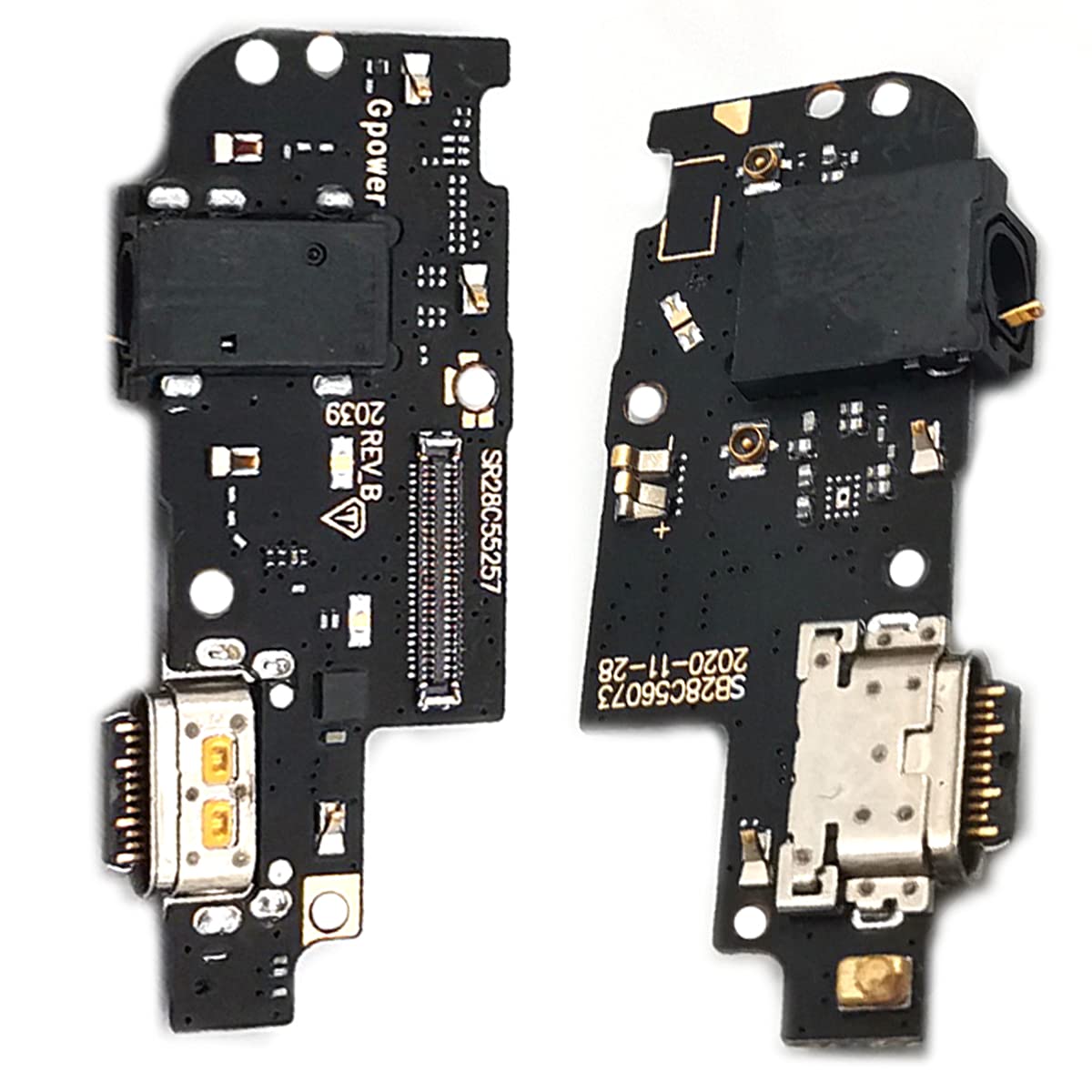FainWan FainWan USB Charger Charging Port Dock Connector Ribbon Flex Cable Mic Board Replacement Compatible with Motorola Moto G Power XT2041DL 6.4inch - View 7 of 8