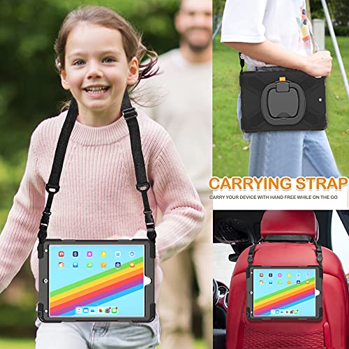 BRAECN BRAECN Heavy Duty Silicone Case for iPad Air 3 10.5 2019 and iPad Pro 10.5 2017 with Pencil Holder and Rotating Hand Grip Black - View 5 of 6