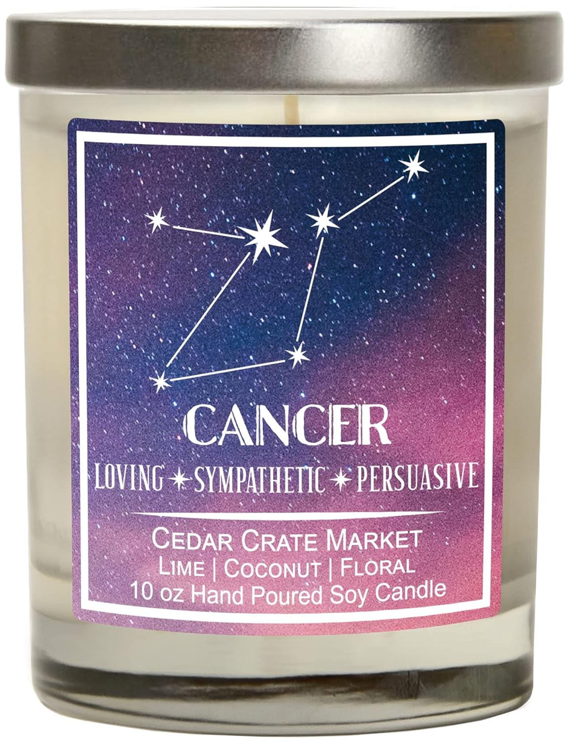 CEDAR CRATE MARKET Gemini Astrology Candle - Best Friends, Friendship Gifts for Women, Men, Zodiac Birthday Gift for Gemini Friends Female, Gemini Lovers, Horoscope - View 9 of 9