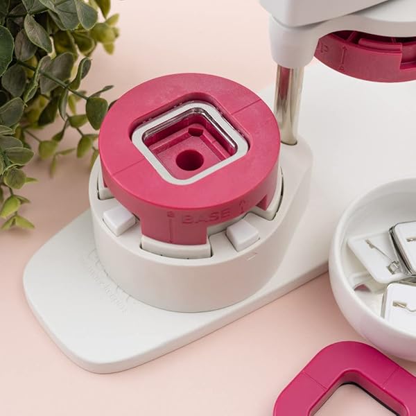 We R Memory Keepers DIY 32mm Square Buttons with We R Memory Keepers Button Press - Perfect for Bags, Crafts & Scrapbooking - View 8 of 10