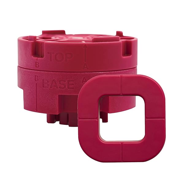 We R Memory Keepers DIY 32mm Square Buttons with We R Memory Keepers Button Press - Perfect for Bags, Crafts & Scrapbooking