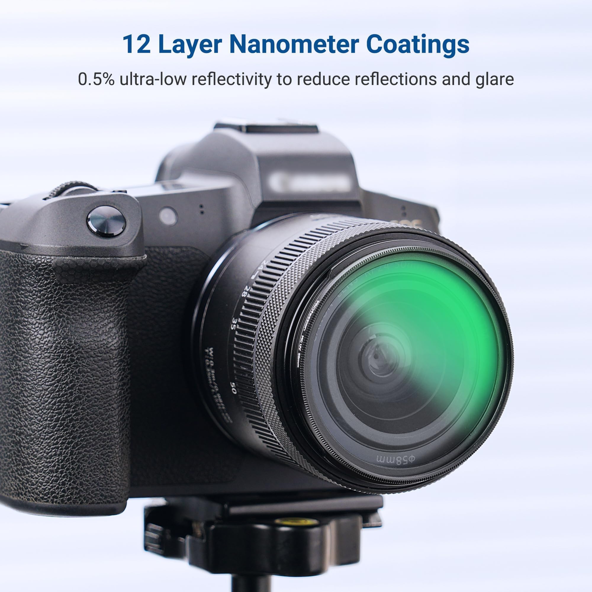 PROfezzion PROfezzion 62mm UV Filter - Ultra Slim Protection for Sony, Nikon, Fujifilm Lenses | Multi-Coated Quality - View 3 of 7