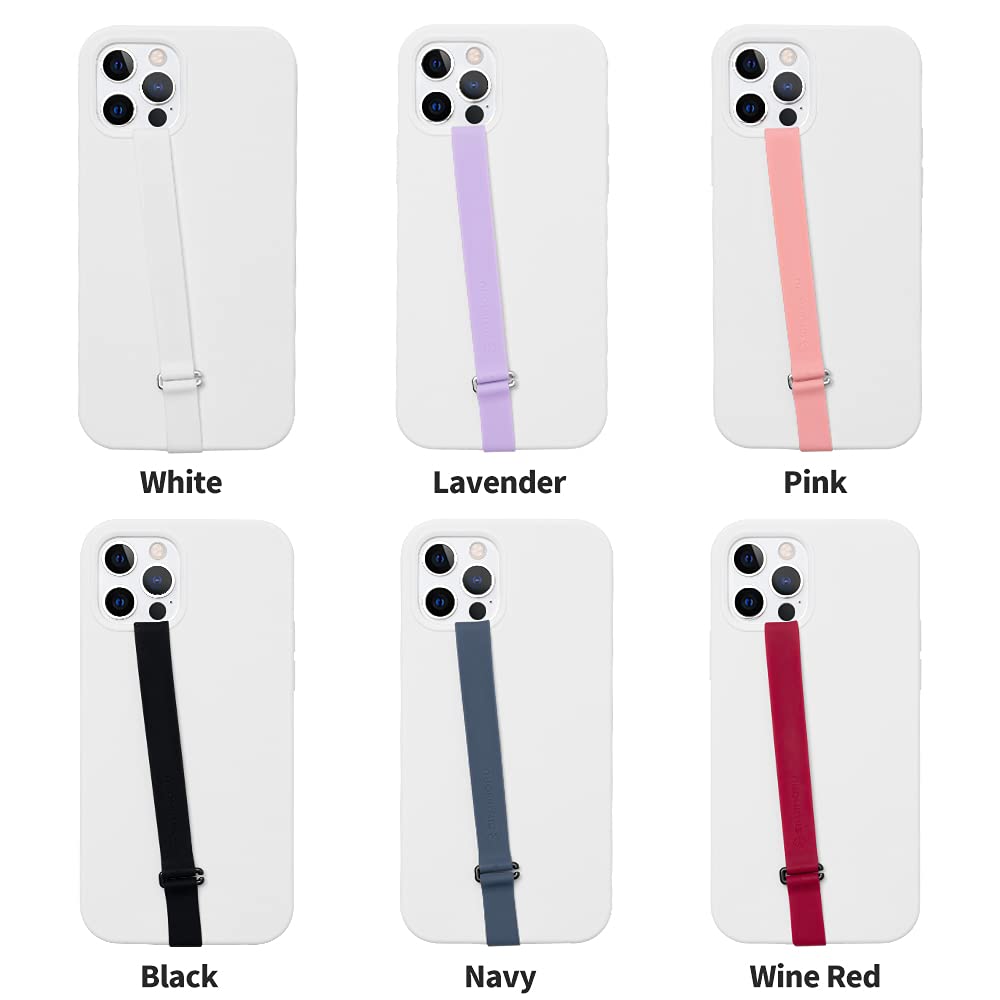 Sinjimoru Sinjimoru C-Shaped Clip Finger Phone Grip - Silicone Loop Holder for iPhone & Samsung - Lavender Color - View 7 of 8