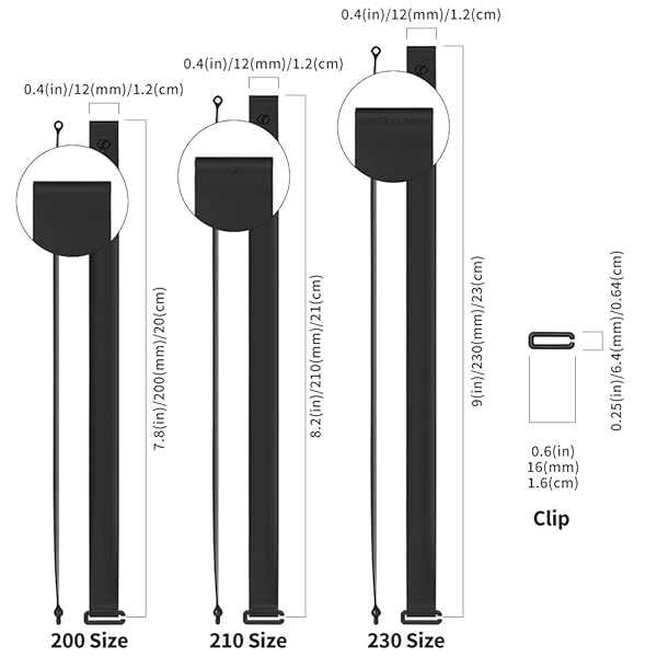 Sinjimoru Sinjimoru C-Shaped Clip Finger Grip: Silicone Phone Strap & Loop Holder for iPhone & Samsung - Black 210 - View 8 of 10