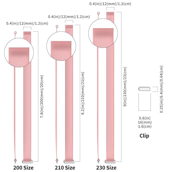 Sinjimoru Sinjimoru C-Shaped Clip Finger Phone Grip - Silicone Loop Holder for iPhone & Samsung - Pink 230 - View 8 of 9