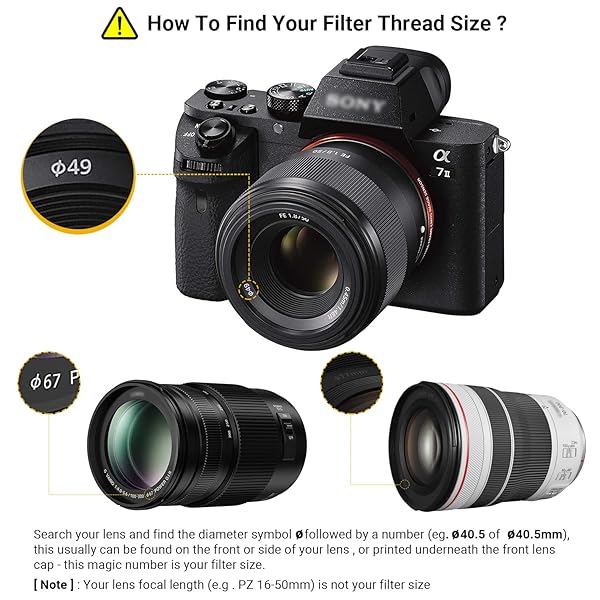 PROfezzion PROfezzion 77mm UV Filter for Nikon D750/D780 & Canon 6D Mark II/5D Mark IV - Ultra Slim Protection for Kit Lenses - View 7 of 10