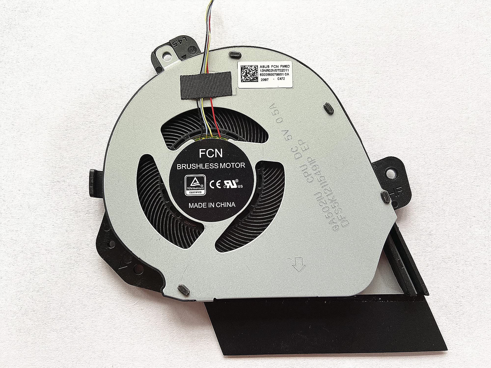 New Replacement CPU Fan for ASUS ROG GU502DU GU502GW GU502GV Laptop 5V 0.5A 4-Wires FM6F