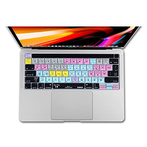 XSKN XSKN Avid Pro Tools Shortcuts Silicone Keyboard Cover for 2019 2020 MacBook Pro 16 inch A2141 13.3 inch A2251 A2289 A2338 M1 Touch Bar - View 4 of 9