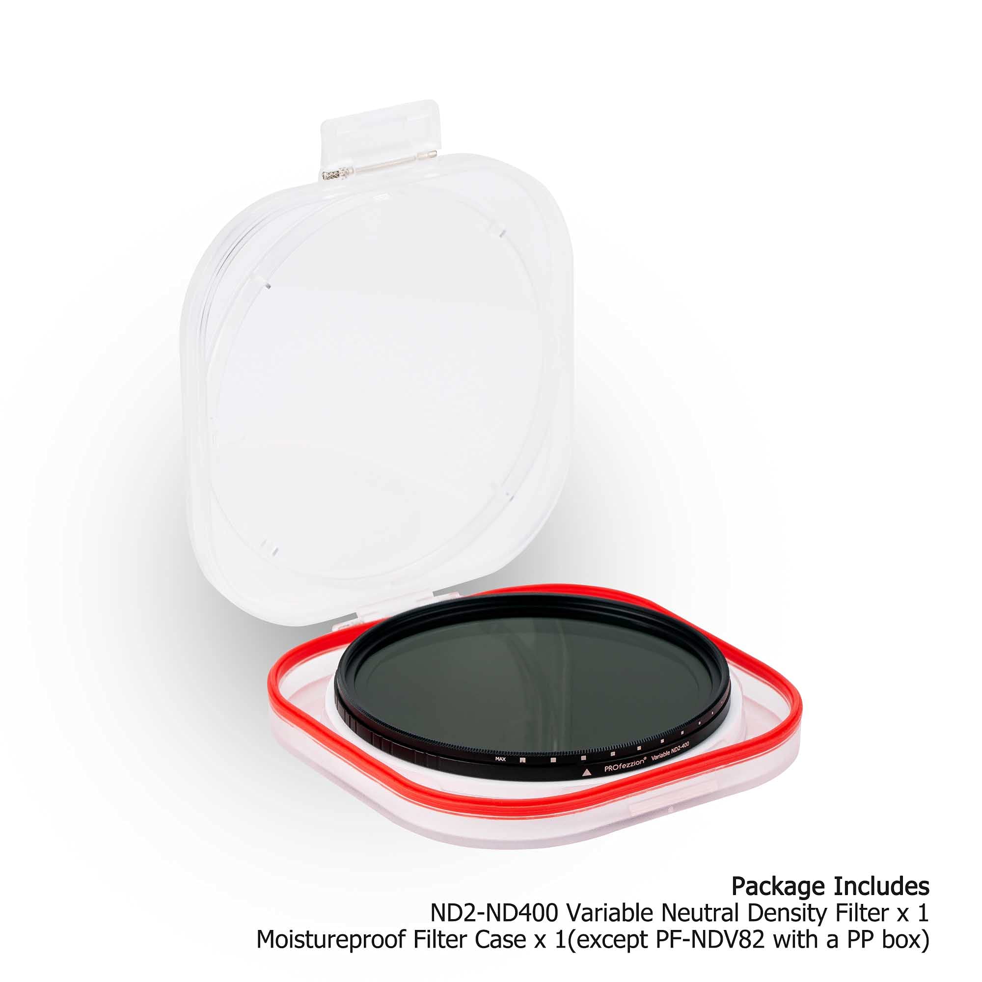 PROfezzion 62mm Variable ND Filter Ultra Slim ND2 to ND400 for Fujifilm Sony Nikon and Other 62mm Lenses - View 9 of 9