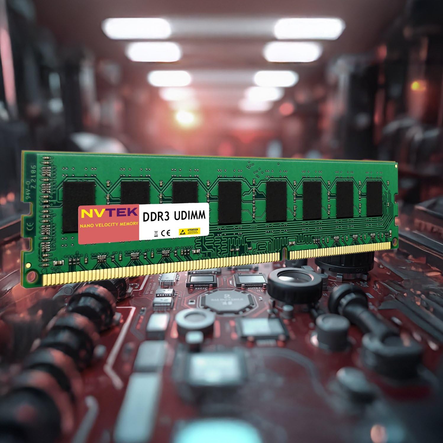 NVTEK 8GB DDR3 1600 PC3 12800 Non ECC UDIMM Desktop RAM Memory Upgrade for Enhanced Performance - View 2 of 5