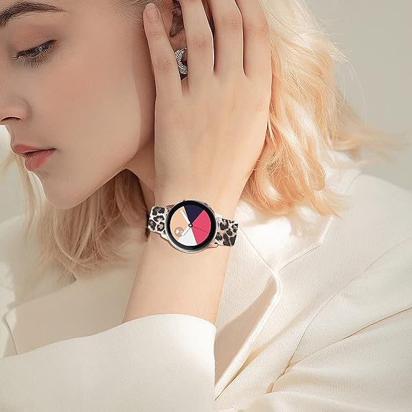 TOOLAIK TOOLAIK Floral Bands for Samsung Active 2 & Galaxy Watch - Stylish 40mm/44mm Silicone Bands for Men & Women - View 7 of 8