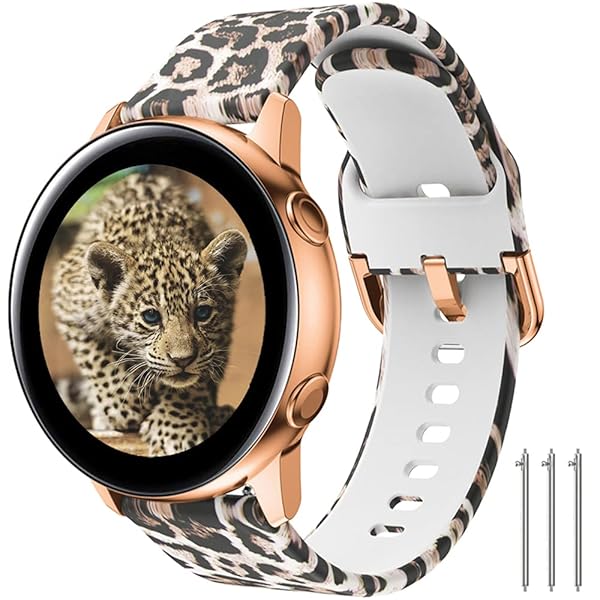 TOOLAIK TOOLAIK Floral Bands for Samsung Active 2 & Galaxy Watch - Stylish 40mm/44mm Silicone Bands for Men & Women - View 2 of 8