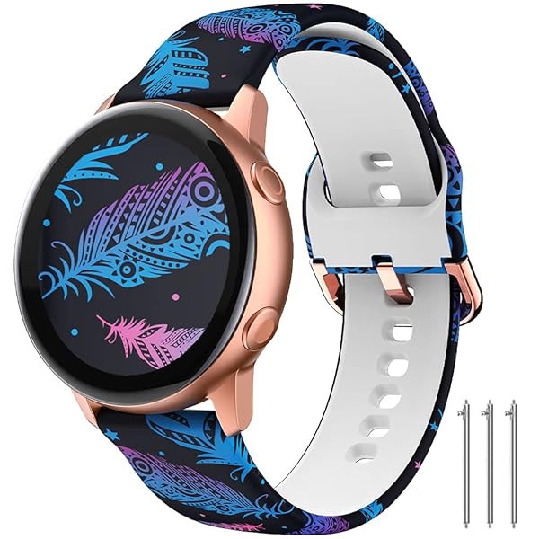 TOOLAIK ToolAIK 20mm Silicone Watch Band for Samsung Galaxy Watch - Quick Release, Water Resistant, Unisex, Multiple Colors - View 2 of 8