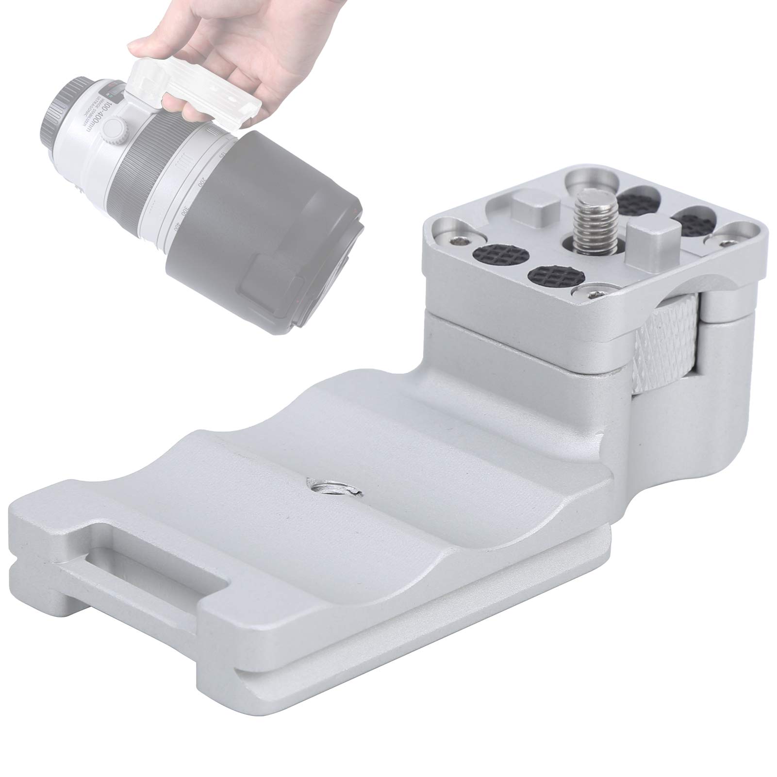 Hilitand Aluminium Alloy Tripod Lens Collar Replacement Base Foot Mount Adapter for Canon 100-400mm f4.5-5.6L ISII Lens - View 2 of 9