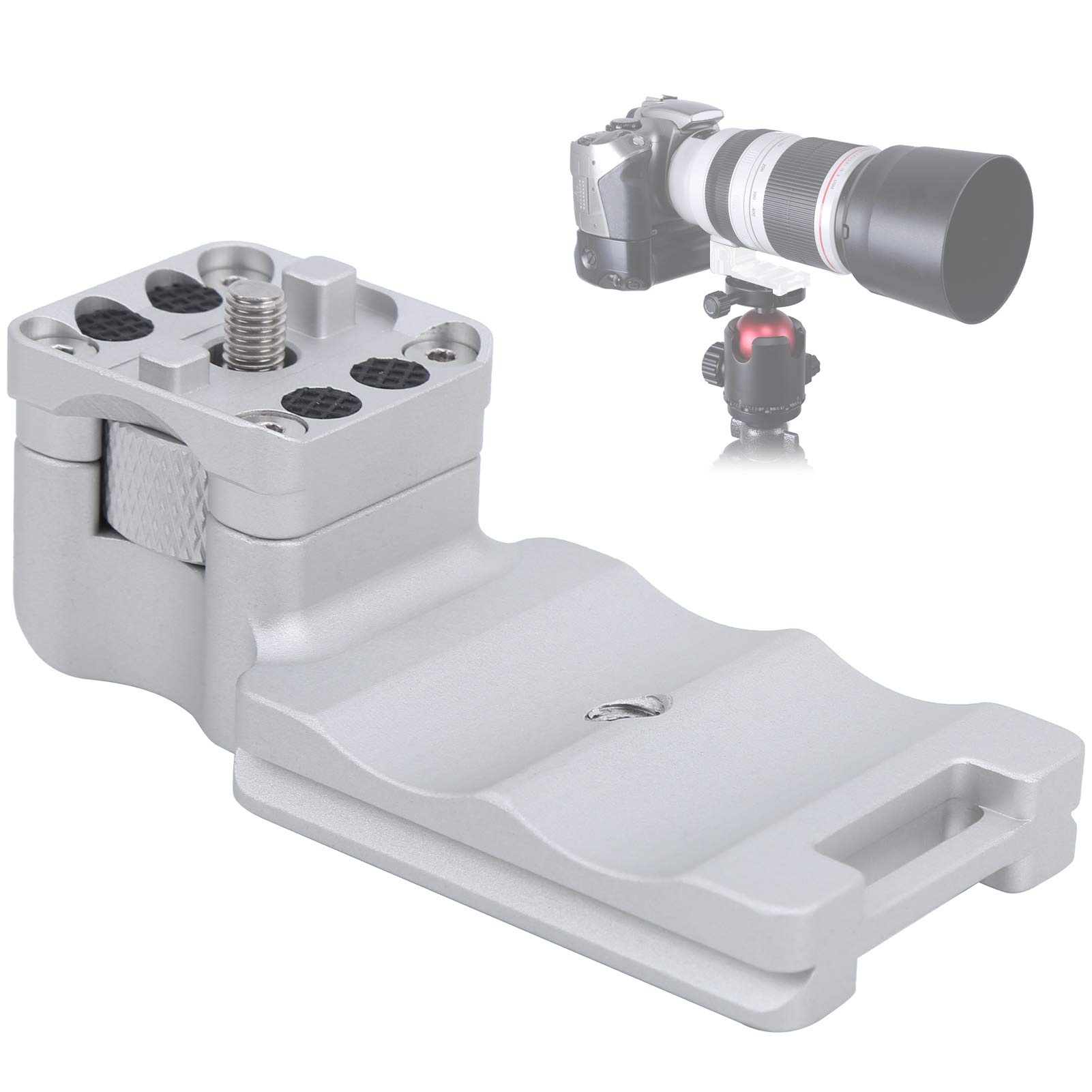 Hilitand Aluminium Alloy Tripod Lens Collar Replacement Base Foot Mount Adapter for Canon 100-400mm f4.5-5.6L ISII Lens - View 3 of 9