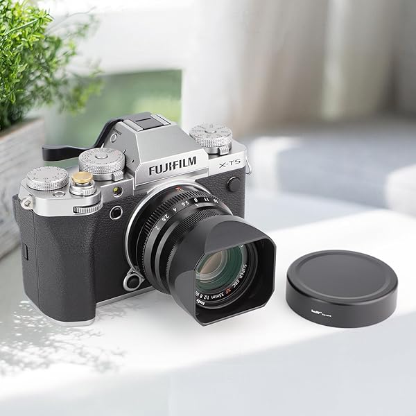 Haoge Haoge Metal Square Bayonet Lens Hood for Fujifilm XF35mmF2 XF23mmF2 with Front Cap Replaces Fujifilm LH-XF35-2 Hood Shade - View 4 of 10