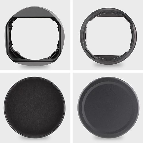 Haoge Haoge Metal Square Bayonet Lens Hood for Fujifilm XF35mmF2 XF23mmF2 with Front Cap Replaces Fujifilm LH-XF35-2 Hood Shade - View 6 of 10