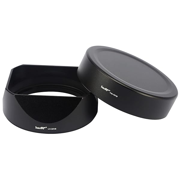Haoge Haoge Metal Square Bayonet Lens Hood for Fujifilm XF35mmF2 XF23mmF2 with Front Cap Replaces Fujifilm LH-XF35-2 Hood Shade - View 10 of 10