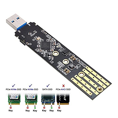NFHK USB 3.0 to NVME MKey M2 NGFF SATA SSD External Adapter with RTL9210B Chipset for Fast Data Transfer - View 9 of 9