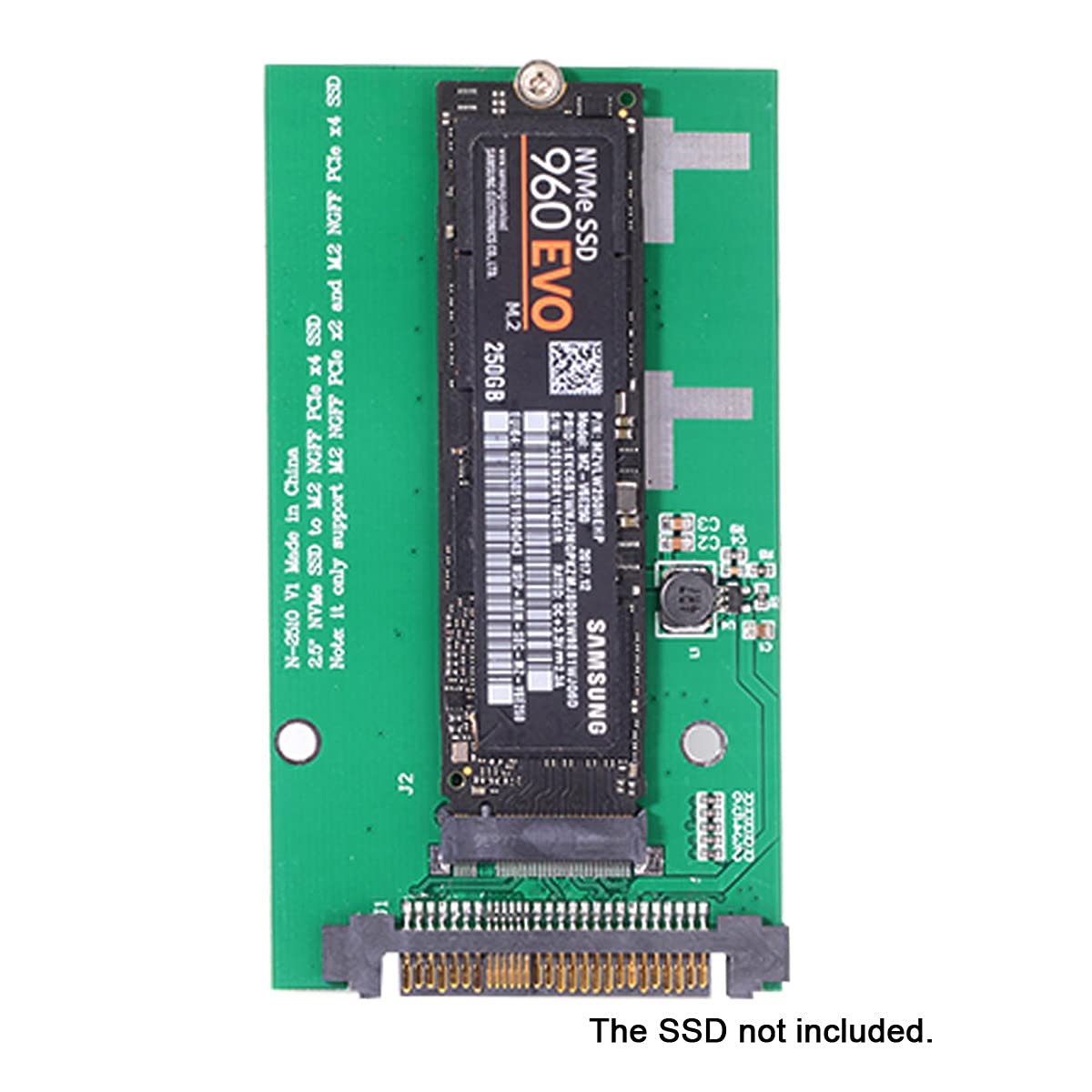 NFHK SFF-8639 NVME U.2 to NGFF M.2 M-Key PCIe SSD Adapter Compatible with Intel SSD 750 P3600 P3700 for Mainboard Upgrade - View 2 of 9