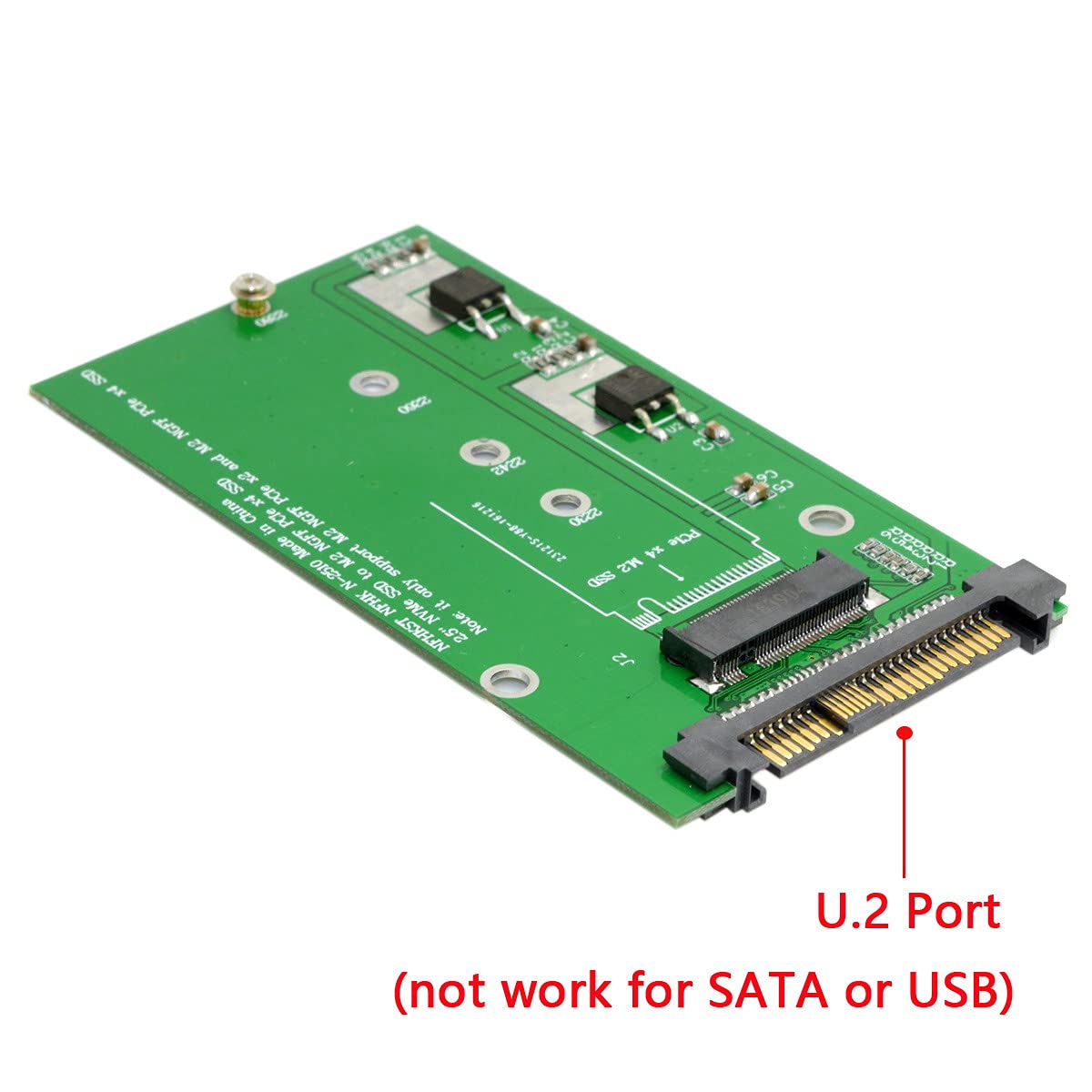 NFHK SFF-8639 NVME U.2 to NGFF M.2 M-Key PCIe SSD Adapter Compatible with Intel SSD 750 P3600 P3700 for Mainboard Upgrade - View 5 of 9