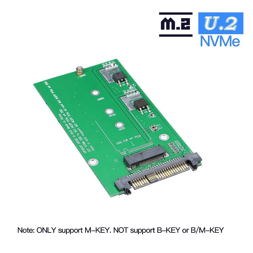 NFHK SFF-8639 NVME U.2 to NGFF M.2 M-Key PCIe SSD Adapter Compatible with Intel SSD 750 P3600 P3700 for Mainboard Upgrade - View 7 of 9