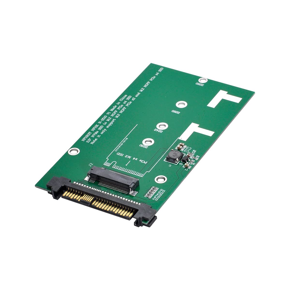 NFHK SFF-8639 NVME U.2 to NGFF M.2 M-Key PCIe SSD Adapter Compatible with Intel SSD 750 P3600 P3700 for Mainboard Upgrade