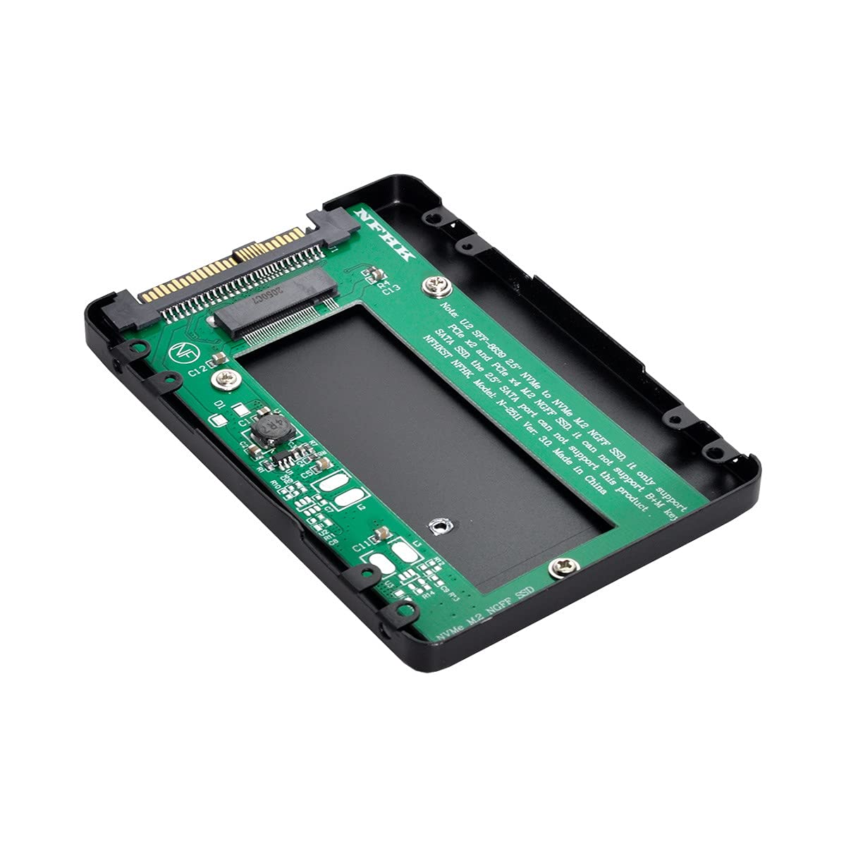 NFHK SFF-8639 NVME U.2 to NGFF M.2 M-Key PCIe SSD Case Enclosure for SSD 750 p3600 p3700 Mainboard Replacement - View 7 of 9