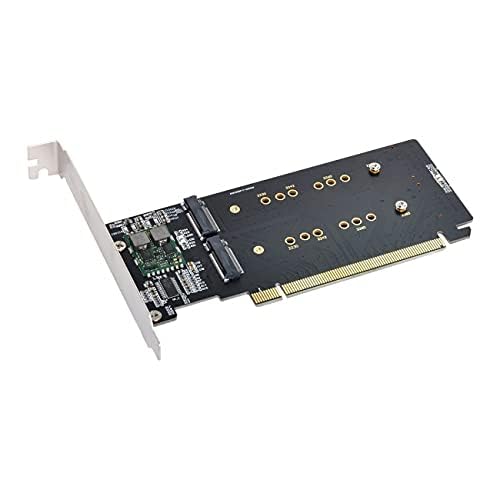 NFHK Combo M2 NGFF BKey mSATA SSD to SATA 30 Adapter Converter Case Enclosure with Switch - View 4 of 9